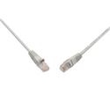 Patch kabel CAT5E UTP PVC 0,5m šedý snag-proof C5E-114GY-0,5MB