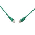 Patch kabel CAT5E UTP PVC 0,5m zelený snag-proof C5E-114GR-0,5MB