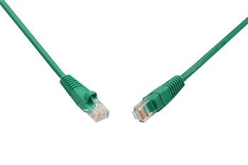 Patch kabel CAT5E UTP PVC 15m zelený snag-proof C5E-114GR-15MB