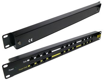 Patch panel PoE 16-portový