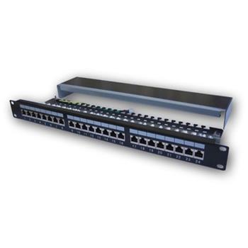 Patch panel Datacom Cat5e 24p 1U, B