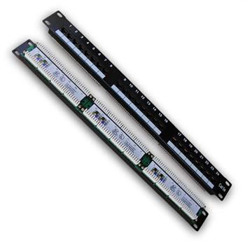 Patch panel Datacom Cat5e 24p 1U, B