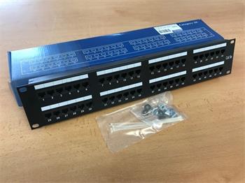 Patch panel Datacom Cat5e 48p 1U, B