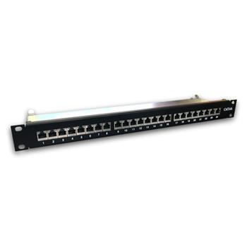 Patch panel Cat6A 24p 1U, B