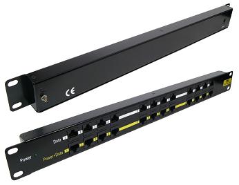 Patch panel PoE 12-portový