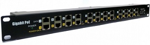 Patch panel GB STP PoE 12-portový