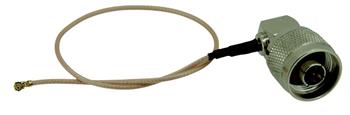Pigtail U.FL/N Male úhlový 25 cm