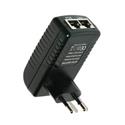 PoE Gigabitový napájecí adapter 24V, 24W, 1A - přímo do zásuvky s LED