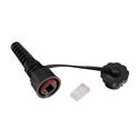 Průmyslový konektor na licnu Solarix CAT6 UTP RJ45 IP67 SXRJ45-IN-6-UTP-BK