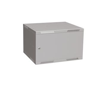 Rozvaděč nástěnný skládaný SENSA LITE 6U 450mm, dveře plech, RAL 7035, SENSA-L-6U-545-21-G