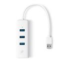 Síťový adaptér  TP-Link UE330, 3x USB 3.0, 1x 1Gb port