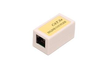 Spojka 2x RJ45 Cat3 UTP, přímá, plastová