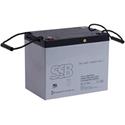 SSB olověná baterie AGM 12V 75Ah, životnost 10-12let, M6 konektor