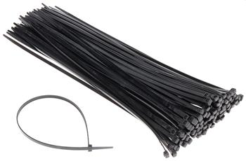 Stahovací pásky (300 x 4.2 mm) 100pack, UV, černé