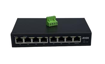 Switch Adex ADS208GRP-VPO, 8x 1Gb port PoE out/in