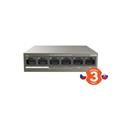 Tenda TEF1106P-4-63W 6xRJ45 Switch s 4xPoE 802.3af/at, 10/100Mbps, celkem 58W, Kov