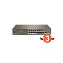 Tenda TEF1118P-16-150W (16xPoE 802.3af/at 10/100Mbps,1xUplink RJ45/SFP 1Gbs),135W