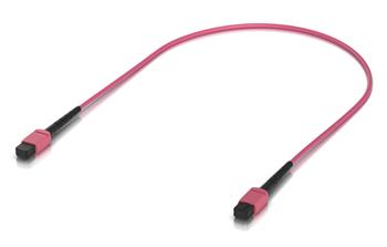 Ubiquiti UACC-OFC-MA-MPMP-0.5M - optický patch cord MPO-12 Type B UPC, Multi-mode OM4, 0,5m