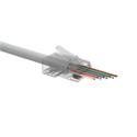 Univerzální EASY konektor RJ45 CAT5E UTP 8p8c na drát i licnu SXRJ45-5E-UTP-EASY