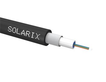 Univerzální kabel CLT Solarix 04vl 50/125 LSOH E<sub>ca</sub> OM2 černý SXKO-CLT-4-OM2-LSOH