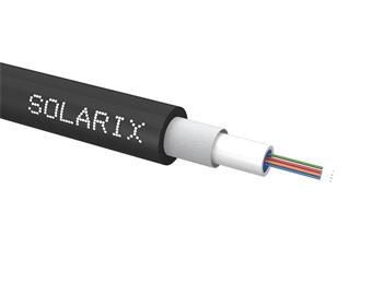 Univerzální kabel CLT Solarix 08vl 50/125 LSOH E<sub>ca</sub> OM2 černý SXKO-CLT-8-OM2-LSOH
