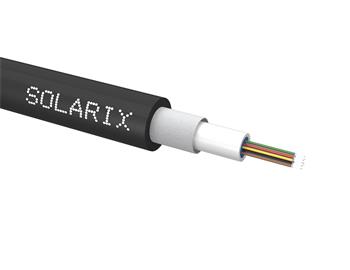 Univerzální kabel CLT Solarix 12vl 50/125 LSOH E<sub>ca</sub> OM2 černý SXKO-CLT-12-OM2-LSOH