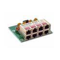 W-Star Gigabit 4 port napájecí panel 60V s ochranou, pojistkou a signalizací