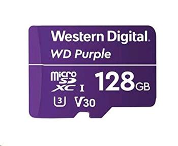 WD micro SDXC karta 128GB Purple WDD128G1P0C