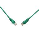 Patch kabel CAT5E UTP PVC 1m zelený snag-proof C5E-114GR-1MB