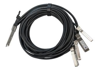 Propojovací kabel QSFP+/4x SFP+ Mikrotik 3m , 40 G