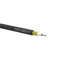 Zafukovací kabel MINI Solarix 02vl 9/125 HDPE Fca černý SXKO-MINI-2-OS-HDPE